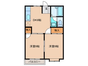 ロジュマンの物件間取画像